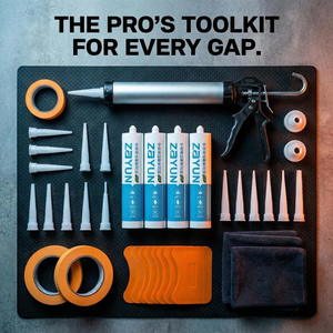 Sellador de Silicona Universal Sin Solventes, Fungicida, Resistente a la Intemperie, para Construcción, Carpintería y Sellado Sanitario - Product Image 4