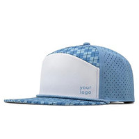 Gorra de Béisbol Nova Global Personalizada de 7 Paneles, Tejido de Malla Transpirable, Estilo Moderno, Estampado Geométrico, Unisex para Adultos, Cuatro Estaciones