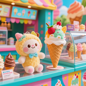 Peluche super douce sur le thème des spécialités des sites touristiques personnalisés avec rembourrage en coton PP, design personnalisé - Product Image 2