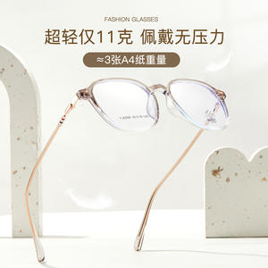 Monture de lunettes carrée TR TJ5586, verres en résine anti-lumière bleue, unisexe, largeur moyenne, origine Danyang - Product Image 3