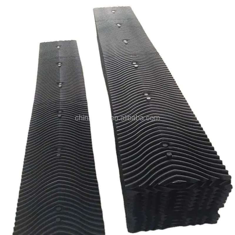 Thickness 15mils 1800x380mm VTL Counterflow Open Cooling Tower Film Fill Material PVC Replacement