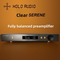 Préamplificateur audio Holo Audio Serene entièrement équilibré, préamplificateur audio HiFi, entrée/sortie XLR équilibrée, préamplificateur audio stéréo domestique