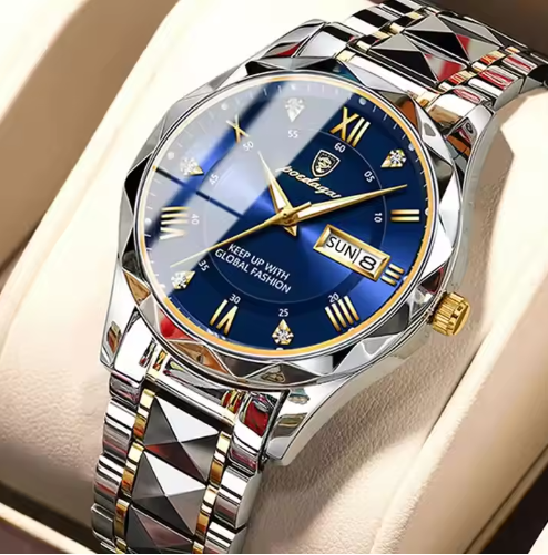 Best Men's Luxury Quartz Watches $100 Simple 38mm Diameter Milanese Strap Waterproof Quartz Watch for Daily