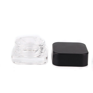 Barattoli in Vetro Quadrati Neri da 1 Grammo, 3ml, 5ml, 7ml, 9ml con Coperchio in Plastica a Prova di Bambino, Serigrafia per Conservazione Cosmetici ed Estratti di Oli - Product Image 4