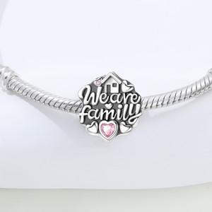 Original White Copper <b>Bead</b> <b>Bracelet</b> - DIY We Are Family Isolation <b>Bead</b> Pendant Jewelry, Personalized Women's Jewelry - Product Image 2