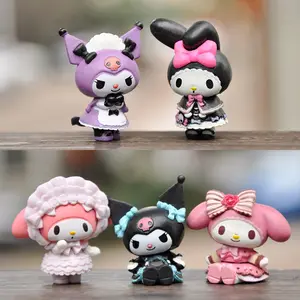 Yeni güzel Lolita toptan masa kek araba dekorasyon bebek karikatür benim melodi Melody mi DIY oyuncaklar Anime Action Figure koleksiyonu