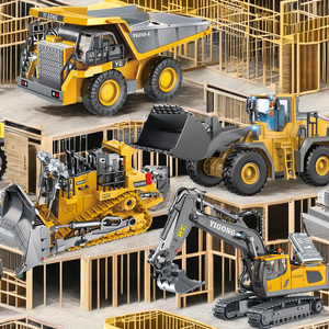 Xe xúc lật điều khiển từ xa đồ chơi hợp kim 1:20, 2.4Ghz, 11 kênh, có nhạc và âm thanh, bộ đồ chơi xây dựng <span class=keywords><strong>RC</strong></span> - Product Image 3