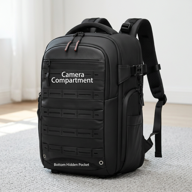 Large Capacity Multi-functional All-in-One Travel Camera Backpack Photographer Bag Fits DSLR Camera 16" Laptop Backpack