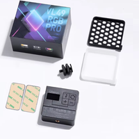 Nouvelle mini lampe vidéo LED RVB PRO Ulanzi VL-49 pleine couleur 2500K à 9000K pour appareil photo avec diffuseur nid d'abeille