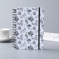 Grosir kustom cetak A5 bunga desain jurnal Notebook Spiral