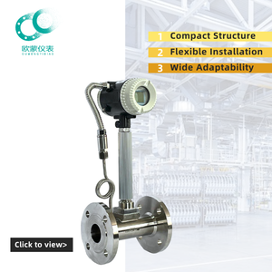 Débitmètre vortex sanitaire en acier inoxydable pour gaz/liquide/air, qualité alimentaire, personnalisable OEM pour les industries pharmaceutiques et des boissons - Product Image 3
