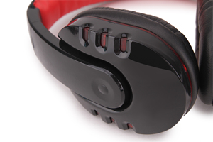 Auriculares con Cable de 3.5mm, Botón de Volumen, Luz LED, USB, Sonido Estéreo para PC, con Micrófono, Auriculares Supraaurales, Auriculares para Juegos SY733MV - Product Image 2