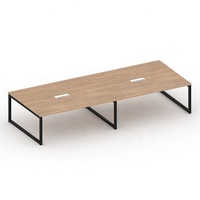 Table d'ordinateur de bureau moderne ergonomique BERSON prix raisonnable cadre de table de conférence pas cher