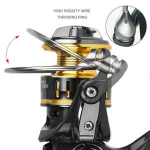 ベストバスサーモンフィッシングリール13 + 1BBカーボン浅い金属スプール5.2:1 Maxドラッグ15KGリバーFishing-CP4000/5000/6000スピニング - Product Image 5