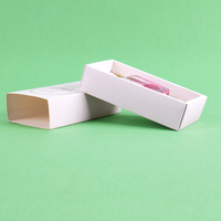 Logo personnalisé couleur impression cadeau de luxe emballage boîte à tiroir blanc boîtes en papier carte pour emballage de parfum