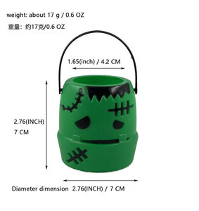 Cubo <span class=keywords><strong>de</strong></span> Dulces <span class=keywords><strong>de</strong></span> Halloween HLC, Tarro <span class=keywords><strong>de</strong></span> Dulces con Forma <span class=keywords><strong>de</strong></span> Calabaza, <span class=keywords><strong>Bruja</strong></span>, Monstruo <span class=keywords><strong>Verde</strong></span> o Calavera Fantasma, Decoración para el Día <span class=keywords><strong>de</strong></span> Dulces o Travestiduras - Product Image 5