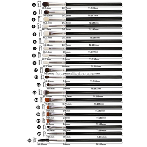 Wholesale 20 Pcs Eyeshdow Eyebrow <strong>Eyeliner</strong> Full Collection Makeup <strong>Brush</strong> Set <strong>for</strong> Eye Shadow Brow Concealer Lash Spoolie <strong>Brushes</strong> - Product Image 6