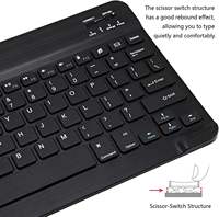 Grosir Pabrik Set Keyboard Mouse Mini BT Ultra-tipis Nirkabel Isi Ulang Silent Scissor Switch Multi-sistem Stok Tersedia
