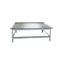 Table de refroidissement industrielle en acier pour cycle d'eau de pâte de confiserie