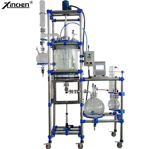 Reactor con camisa de ultrasonido, para extracción de aceite de cáñamo, 20L, 50L