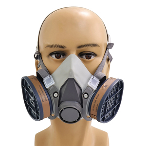 Offre Spéciale 6200 demi-visage respirateur poussière <span class=keywords><strong>masque</strong></span> à <span class=keywords><strong>gaz</strong></span> pour la peinture pulvérisation pesticide fumée chimique avec des lunettes - Product Image 1