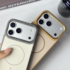 Custodia Magnetica Bicolore di Lusso per <span class=keywords><strong>iPhone</strong></span> 17 16 15 14 13 <span class=keywords><strong>12</strong></span> <span class=keywords><strong>Pro</strong></span> <span class=keywords><strong>Max</strong></span> con Protezione Rialzata per <span class=keywords><strong>Fotocamera</strong></span> e Copertura Completa Antiurto - Product Image 2