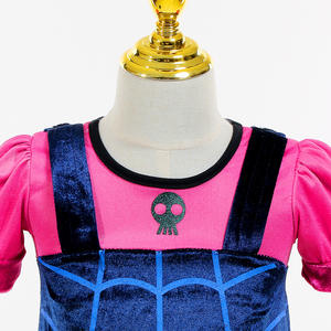 Carnaval Black Vampire Girls Fancy Dress Wing Niños Cosplay Party Outfit <span class=keywords><strong>Nana</strong></span> Vampire Spider Web Disfraces de Halloween para niños - Product Image 3