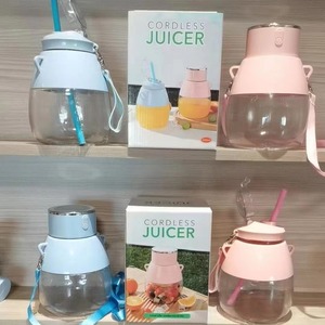 Portable Outdoor Straw Juicer <b>Cup</b> USB Charging Multifunctional Juice Electric Juicer <b>Large</b> Capacity Blender for Office Outdoor - Product Image 4
