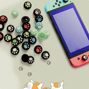 Nuevos productos <span class=keywords><strong>Animal</strong></span> <span class=keywords><strong>Crossing</strong></span> Silicon Controller Grips Silicon Thumb Stick Grip para Nintondo Switch Accesorios - Product Image 3