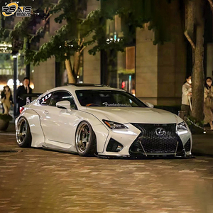 Kit de carrocería ancha Rocket Rabbit 2014-2018 para Lexus RC F, mejora de FRP, alerón delantero, faldones laterales, pasos de rueda, difusor trasero, piezas automotrices - Product Image 6