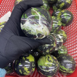 Esfera <span class=keywords><strong>de</strong></span> Ópalo Verde <span class=keywords><strong>de</strong></span> Alta Calidad, Cristal Espiritual Natural, Artesanía <span class=keywords><strong>de</strong></span> Piedras Preciosas, para Regalo - Product Image 4