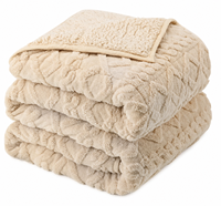 Couverture en polaire Sherpa, épaisse et chaude, pour la saison hivernale, literie en flanelle pelucheuse pour adultes