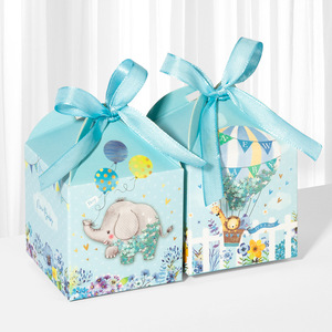 Scatole Portaconfetti a Forma di Elefante e <span class=keywords><strong>Mongolfiera</strong></span> per Baby Shower ed Eventi per Neonati - Product Image 5