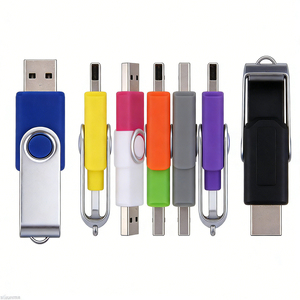 Memoria USB Personalizada con Logotipo, Nueva Unidad Flash USB Tipo C OTG Metálica Giratoria, Compatible con <span class=keywords><strong>2.0</strong></span>, 32 GB, 1 Año de Garantía - Product Image 5