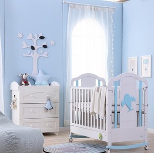Cuna de Madera para Bebés y Niños, Juego de Muebles para Dormitorio, 20 Años de Experiencia de Fábrica - Product Image 4