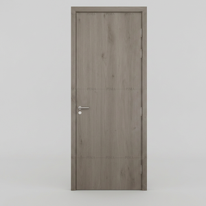 Panel de Puerta de Madera Compuesta de PVC y WPC Sólido, Ecológico e Ignífugo, para Proyectos de Hoteles y Edificios de Gran Altura - Product Image 1