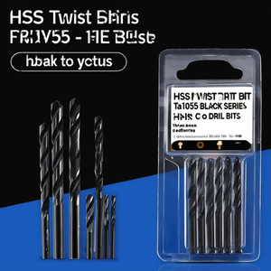 Foret hélicoïdal HSS TA1055, série courte noire, forets HSS-Co - Product Image 3