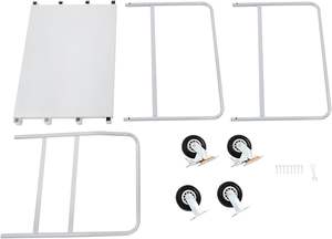 Chariot à plateau plat pour cloisons sèches 45 x 30 pouces avec 1 poignée avant et <span class=keywords><strong>3</strong></span> poignées latérales - Product Image 5