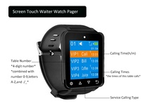 Montre de serveur à appel intelligent, service de cloche, appel de restaurant, téléavertisseurs de serveur, système d'appel sans fil