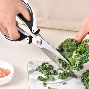 Ciseaux de cuisine multifonctionnels en acier inoxydable Penguin Clippers, robustes, pour la préparation des aliments et du barbecue - Product Image 4