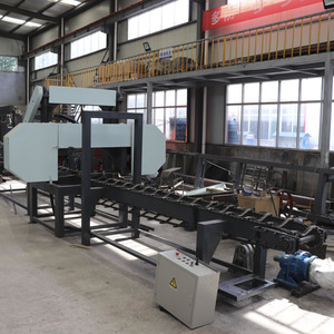 <b>CNC</b> Controlled Horizontal Band Sawmill Precise Timber <b>Cutting</b> <b>Machine</b> 4500mm Log Length Wood Slab & Square Lumber <b>Cutting</b> Equipm - Product Image 4