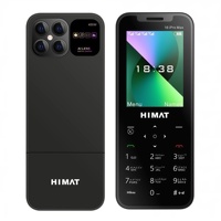 Nuevo Teléfono para Personas Mayores IPro Max de 16 Pulgadas con 4 SIM, Sonido Potente, Diseño de Barra Recta, Teclas Físicas, 2G, MediaTek, Pantalla de 2.4 Pulgadas
