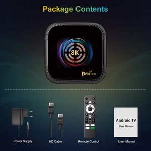 TV98 H728 8K HDR10+ Lecteur Multimédia STB Smart Internet OTT Premium Android 12 Décodeur TV Pologne Portugal Pays Nordiques Livraison Gratuite - Product Image 5