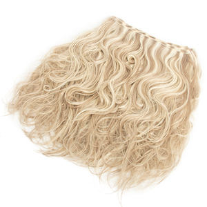Cheveux naturels ondulés 13A de qualité supérieure, blond cendré, trame 100% cheveux humains Remy, paquet de trame - Product Image 4
