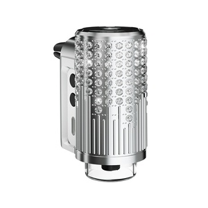 Aksesoris Mobil Bling untuk Wanita, Penyegar Udara Mobil Berhiaskan Rhinestone, Diffuser Aroma Kristal, Penyegar Udara Mobil USB Rechargeable - Product Image 3