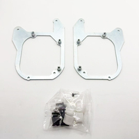 Autres accessoires d'éclairage automobile : Cadre adaptateur de projecteur LED pour Volkswagen Caddy 2005 – Cadre de phare LED pour éclairage faible