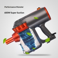 Aspirateur à main humide et sec OEM, aspiration puissante, outil de nettoyage multi-surfaces léger pour la maison et l'hôtel