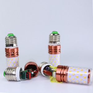 หลอดไฟ LED คอร์นไลท์ ขั้ว E27 ตัวเรือนอะลูมิเนียม SMD 2835 6000K แสงเดย์ไลท์ AC 85-265V สวิตช์แบบแมนนวล CRI80 720 ลูเมนส์ 50000 ชั่วโมง - Product Image 2