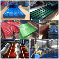 China Fabrik Prime Price Wellpappe vor lackierte verzinkte Eisen Stahl Dach blech farbige ppgi Dach blech
