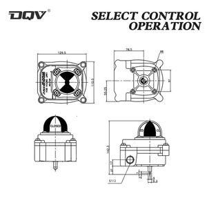 Boîte de commutation DQ, signal de réponse, vanne de commutation pneumatique, APL-310N, dispositif de réponse de vanne pneumatique - Product Image 4